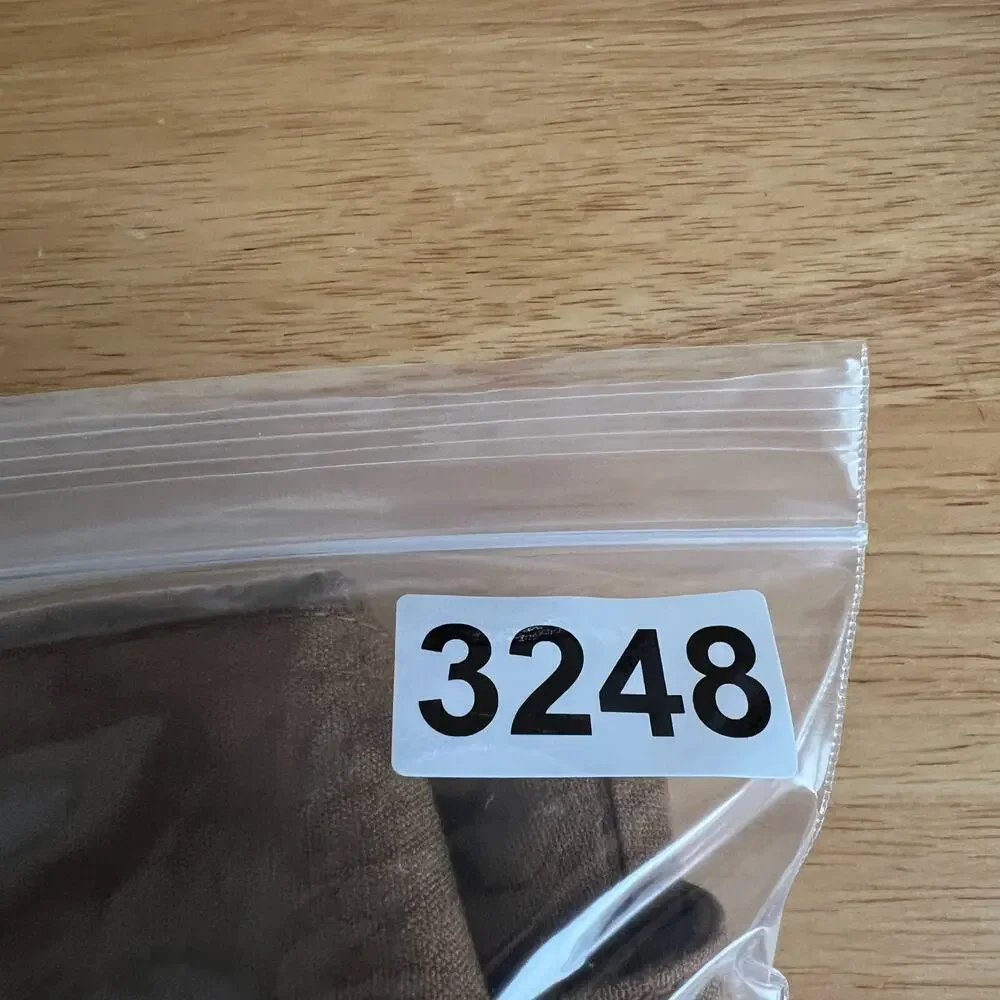 Rachel‎ Zoe Pants Womens 12 Brown Linen Blend Tapered Classic Boho Basic - Picture 6 of 7